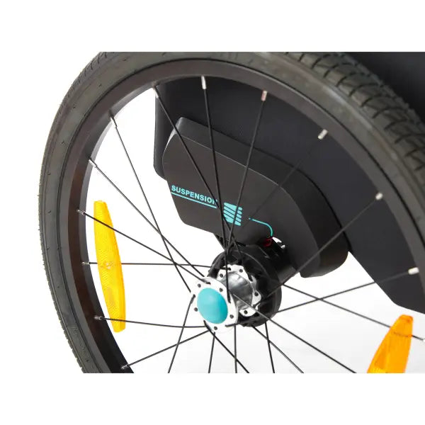 Mirage Tommy Fietskar 2-Kinderen - Blauw/Zwart