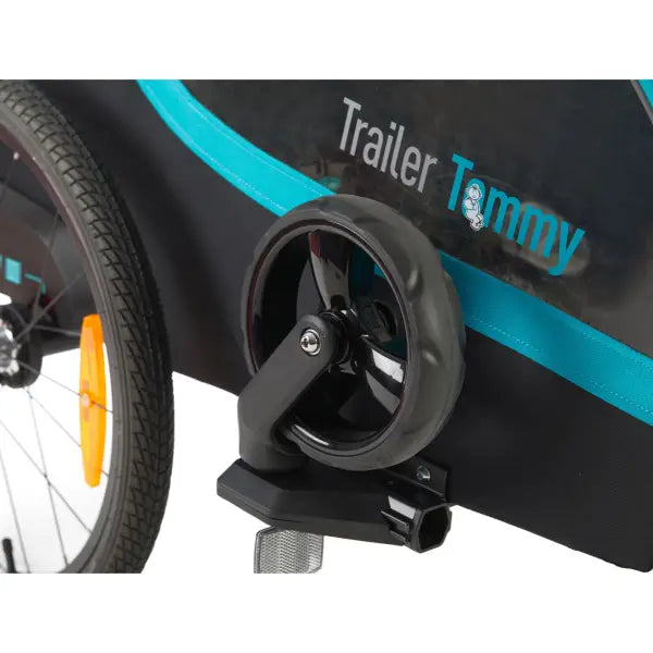Mirage Tommy Fietskar 2-Kinderen - Blauw/Zwart