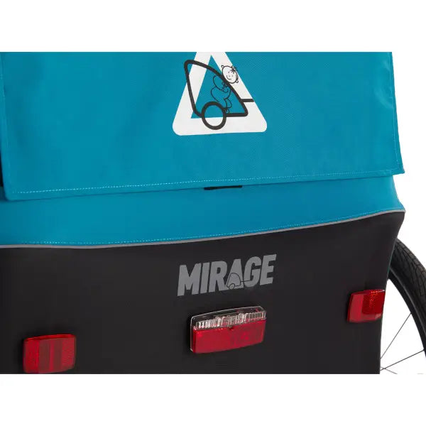 Mirage Tommy Fietskar 2-Kinderen - Blauw/Zwart