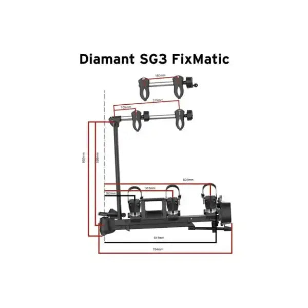 Pro-User SG3 FixMatic Fietsendrager 7/13-Polig tbv 3-Fietsen