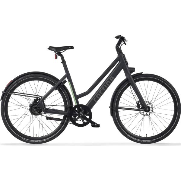 Cortina E-Lett E-Bike Dames 28" 50cm - Mat Grafiet Zwart