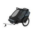 Thule Chariot Cab Fietskar 2-Kinderen 10204022 - Donkergrijs
