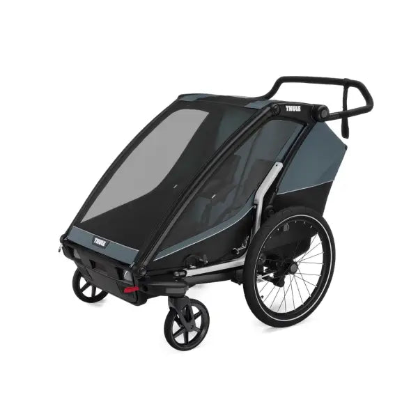 Thule Chariot Cab Fietskar 2-Kinderen 10204022 - Donkergrijs