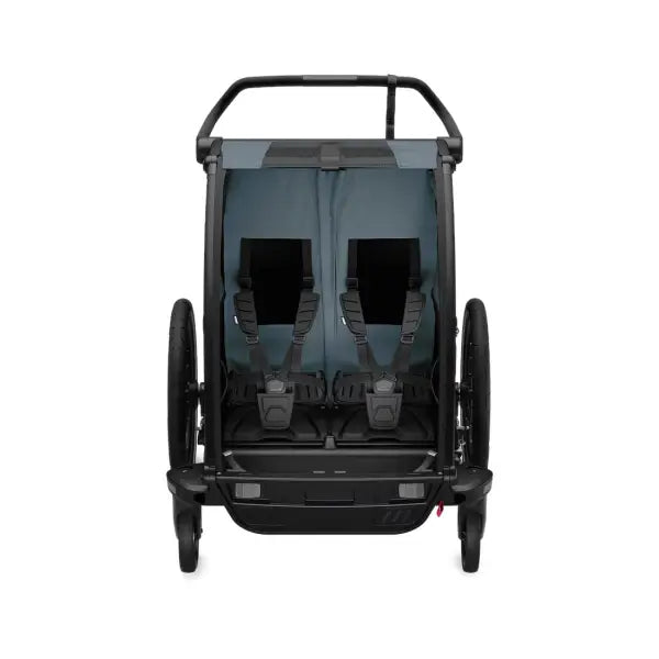 Thule Chariot Cab Fietskar 2-Kinderen 10204022 - Donkergrijs