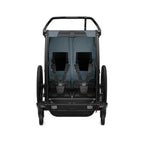 Thule Chariot Cab Fietskar 2-Kinderen 10204022 - Donkergrijs