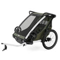 Thule Chariot Lite Double Fietskar tbv. 2 Kinderen - Groen