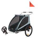 Thule Coaster XT Fietskar tbv. 2 Kinderen - Blauw