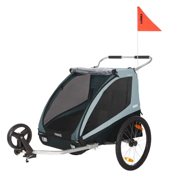 Thule Coaster XT Fietskar tbv. 2 Kinderen - Blauw