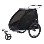 Thule Coaster XT Fietskar tbv. 2 Kinderen - Zwart