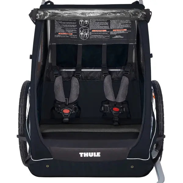 Thule Coaster XT Fietskar tbv. 2 Kinderen - Zwart
