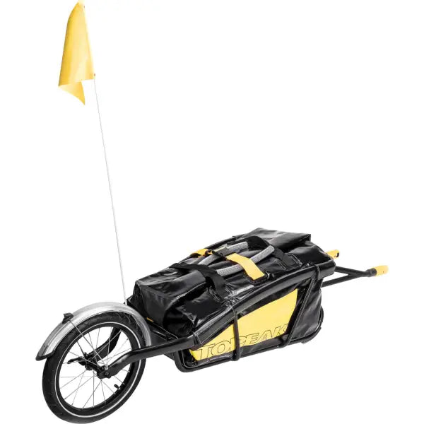 Topeak Journey TX Fietsaanhanger tot 32kg - Zwart/Geel