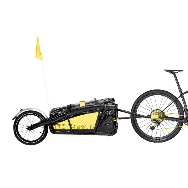 Topeak Journey TX Fietsaanhanger tot 32kg - Zwart/Geel