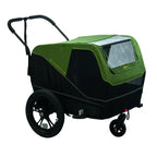 XLC Dog M Hondenkar 112x80x100cm - Zwart/Groen