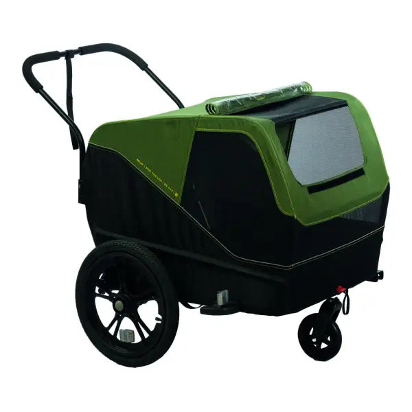 XLC Dog M Hondenkar 112x80x100cm - Zwart/Groen