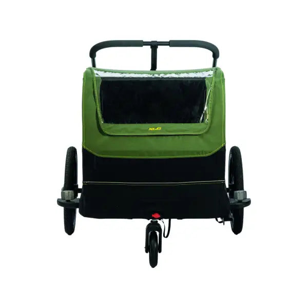XLC Dog M Hondenkar 112x80x100cm - Zwart/Groen